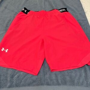 Under Armour Men's Vibrant Pink Athletic Shorts